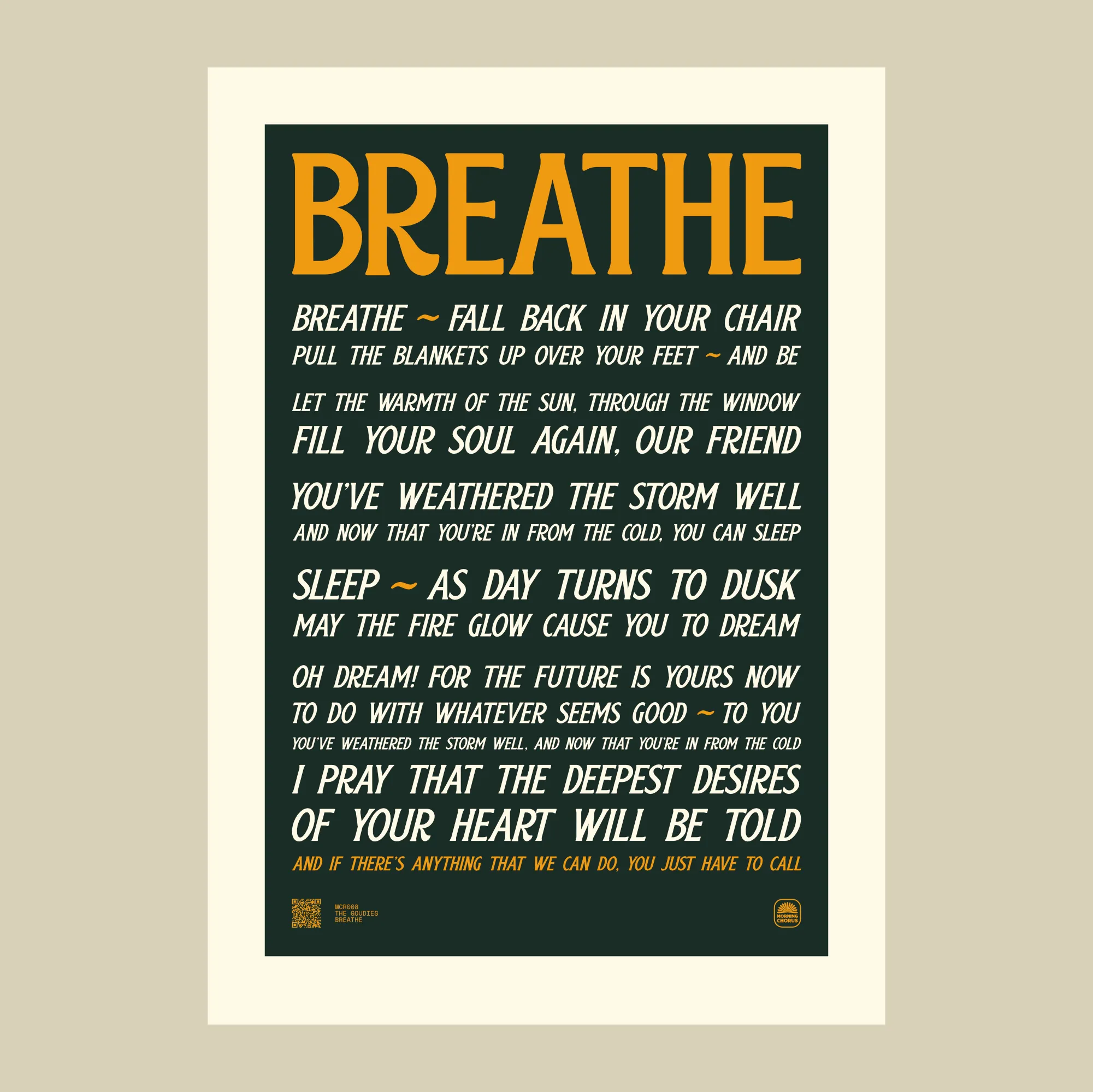 Breathe - Screen Print (Limited Edition)